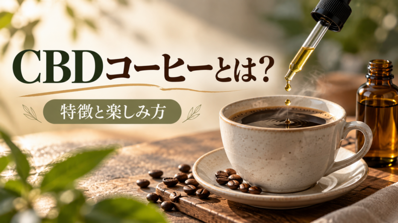 CBDコーヒーとは？ 特徴と楽しみ方 アイキャッチ