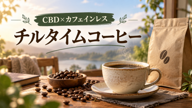 チルタイムコーヒー CBD×カフェインレス アイキャッチ