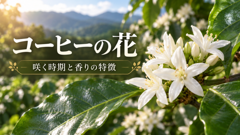 コーヒーの花 咲く時期と香りの特徴 アイキャッチ