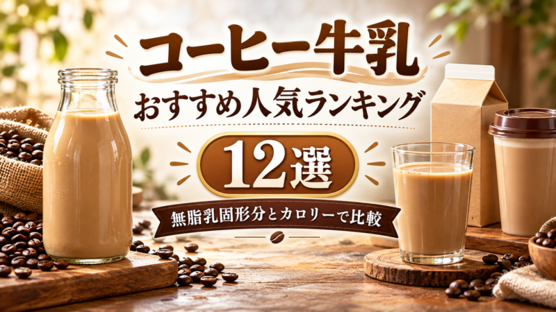 コーヒー牛乳のおすすめ人気ランキング12選 アイキャッチ
