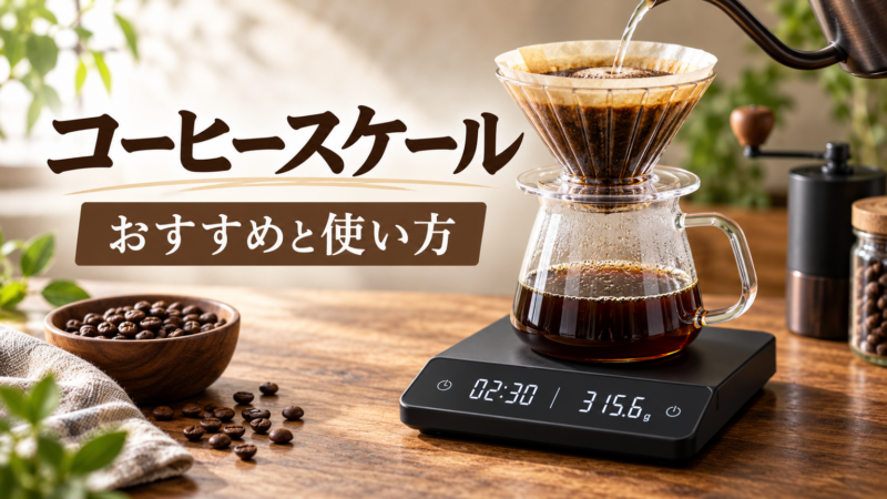コーヒースケール おすすめと使い方 アイキャッチ