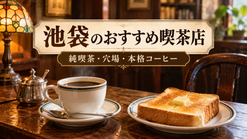 池袋のおすすめ喫茶店 純喫茶・穴場・本格コーヒー アイキャッチ
