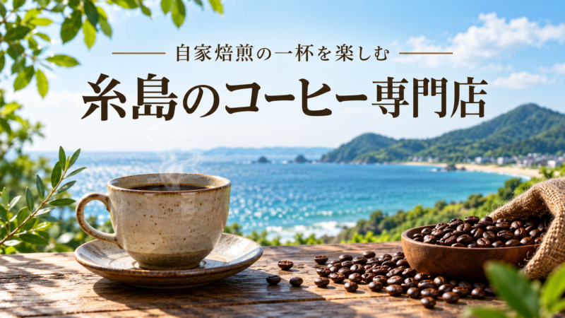 糸島のコーヒー専門店 自家焙煎の一杯を楽しむ アイキャッチ