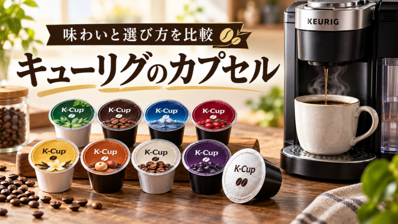 2026年】キューリグカプセル全種を徹底比較！おすすめ人気ランキングと