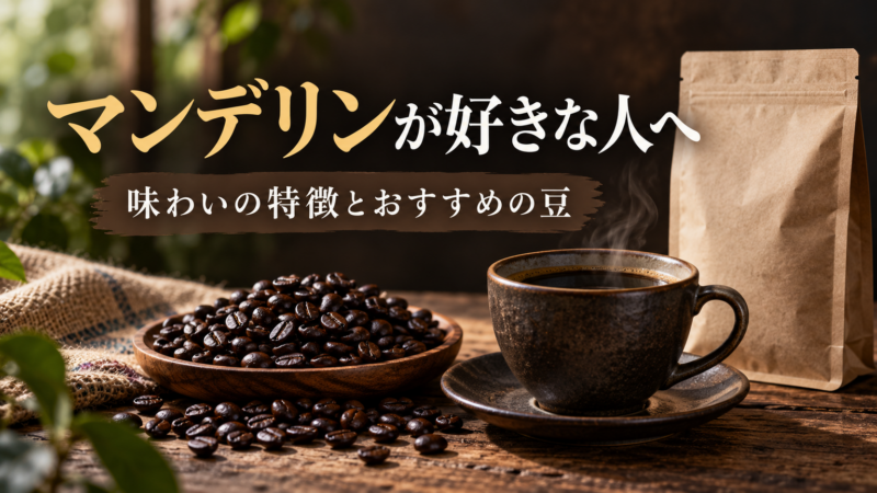 マンデリンが好きな人へ 味わいの特徴とおすすめの豆 アイキャッチ