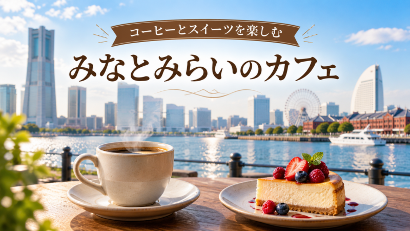 みなとみらいのカフェ コーヒーとスイーツを楽しむ アイキャッチ