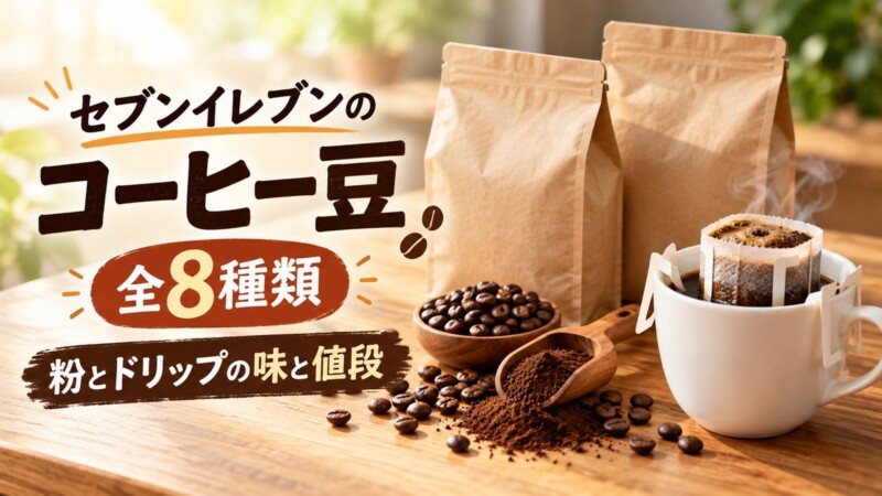 セブンイレブンのコーヒー豆8種類の味と値段