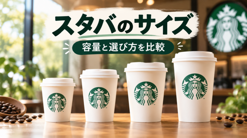 スタバのサイズ 容量と選び方を比較 アイキャッチ