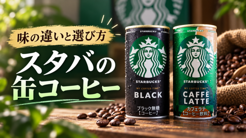 スタバの缶コーヒー 味の違いと選び方 アイキャッチ