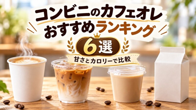 コンビニのカフェオレおすすめランキング6選